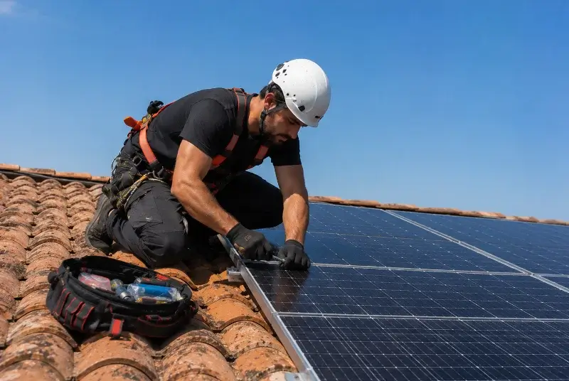 Maintenance et monitoring de panneaux solaires à Marcillé-Robert
