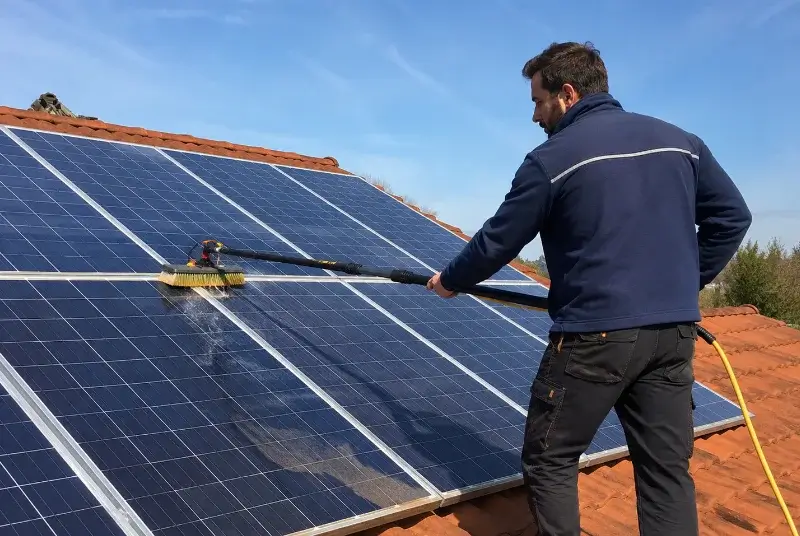 Nettoyage et entretien de panneaux solaires à Marcillé-Robert